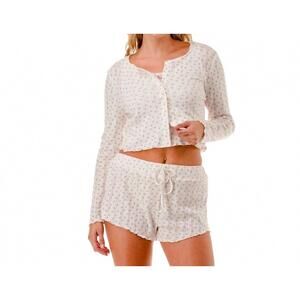 NEW MARCUS ADLER cardigan loungewear set in pink